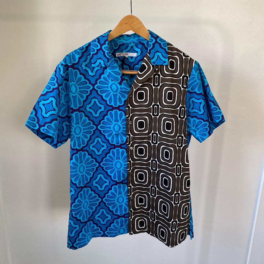 Mr Turk Bold Summer Shirt Size Large